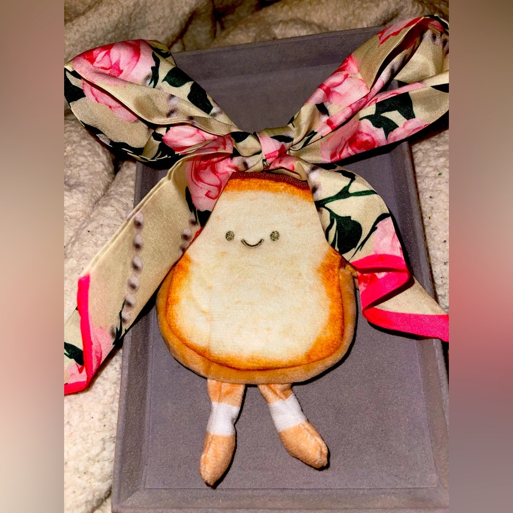 Mr. Toasty Coin Purse with Pink Roses Twilly. New!